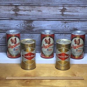 Pull Tab vintage beer cans